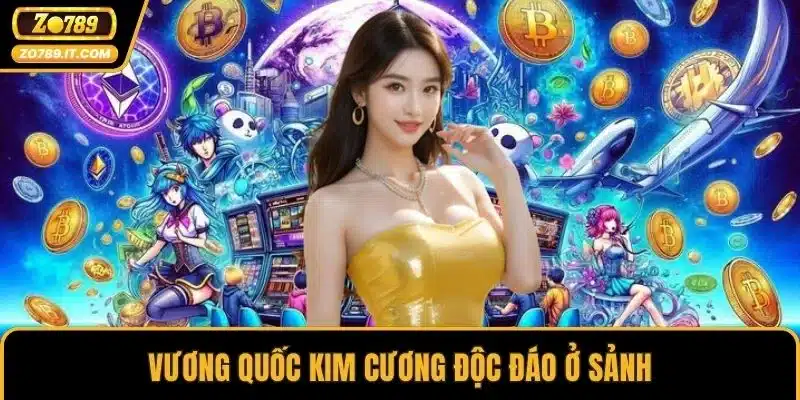 Vương Quốc Kim Cương độc đáo ở sảnh